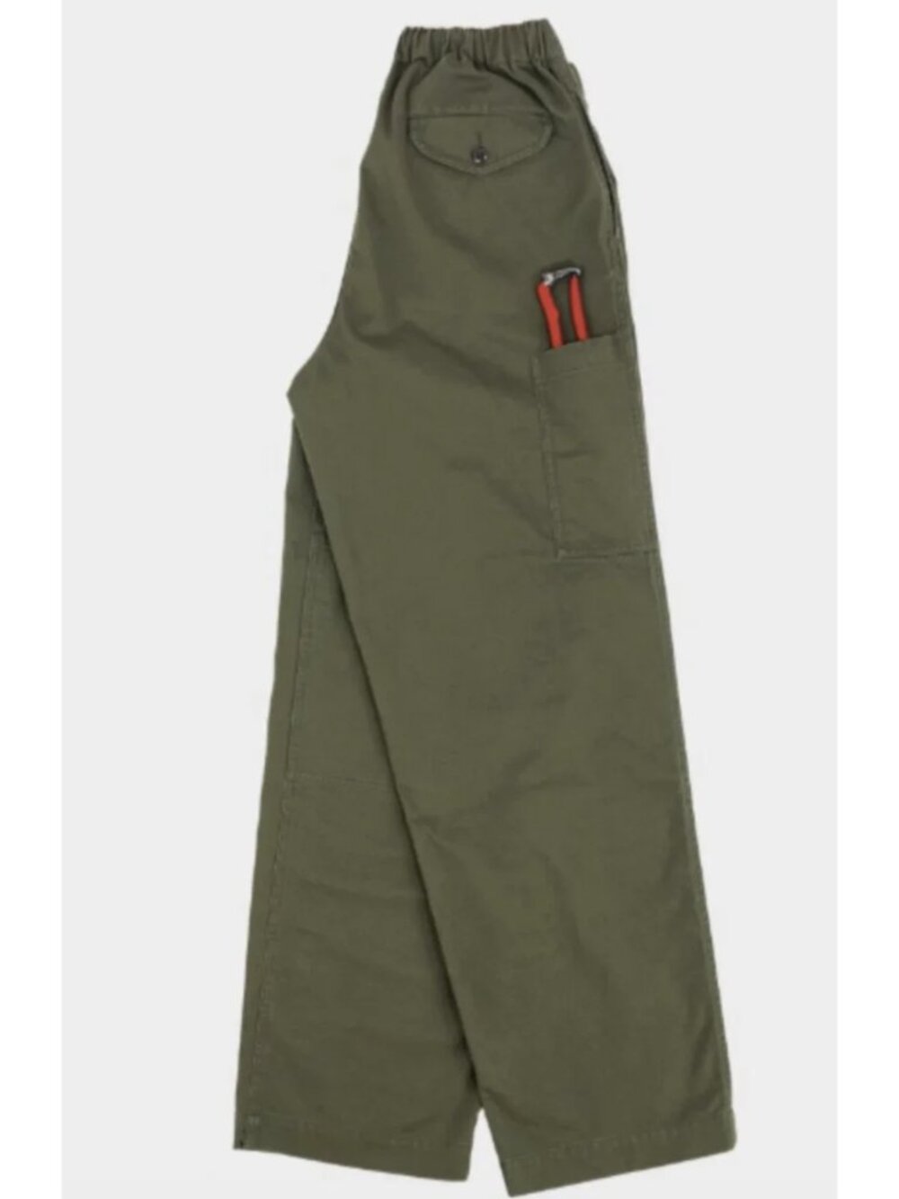 GARDENHEIR Washed Cotton Twill Easy Gardening Pant Olive XL Outdoor Utility Work - Picture 2 of 16